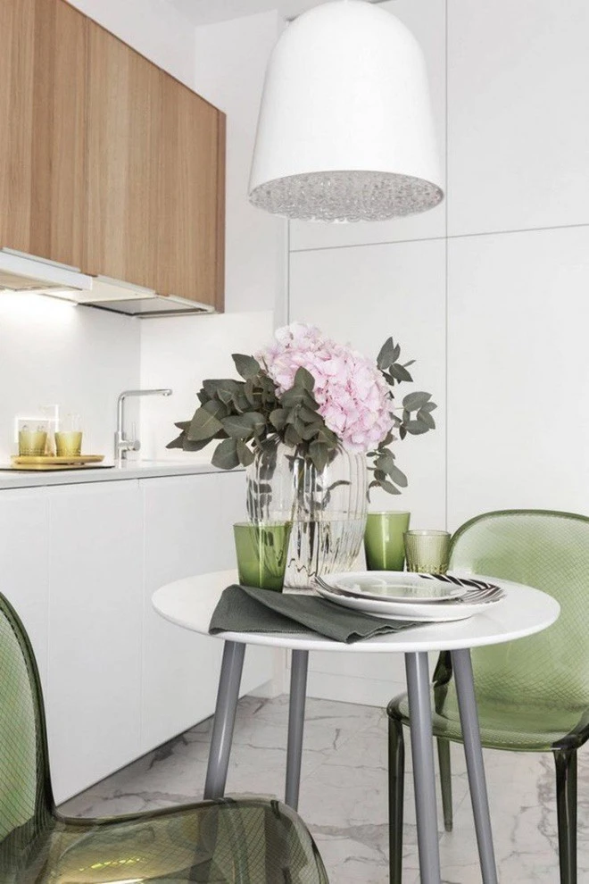 Hội chị em mới cưới phát cuồng với căn hộ 27m2 xinh đẹp, góc nào cũng rực rỡ như trong studio. nhà chật