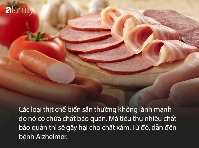 Nhóm thực phẩm phổ biến và được ưa chuộng trong cuộc sống hiện đại, nhưng ăn nhiều có thể ảnh hưởng xấu đến trí nhớ của bạn. mất trí nhớ